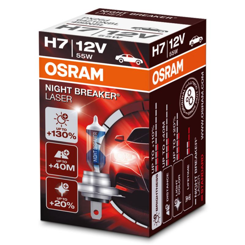 H7 OSRAM Night Breaker Laser +130%