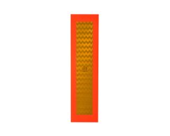 Reflecterend aluminium bord voor aanhangwagen, set van 2 stuks, 1mm