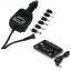 Síťový nabíjecí adaptér z 12V na 1,5-12V 800 mA + 6 adaptérů + kazetový adaptér