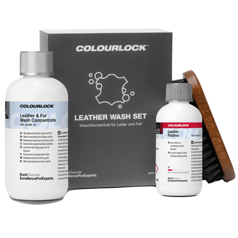 COLOURLOCK Leather Wash Set - Концентрат за пране на кожа и кожа