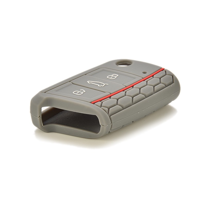 Capa de chave AUDI, VW, SEAT, SKODA - cinza