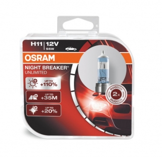 H11 OSRAM Night Breaker Unlimited BOX 2 unidades