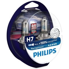 Philips 12V H7 55W PX26d RacingVision +150% Doboz
