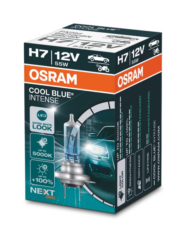 OSRAM CoolBlue Intense H7 55W NextGeneration 5000K 1ks