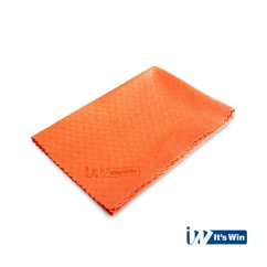 It's Win WINC-243 lavetă din microfibră pentru geamuri, 40x40cm portocalie