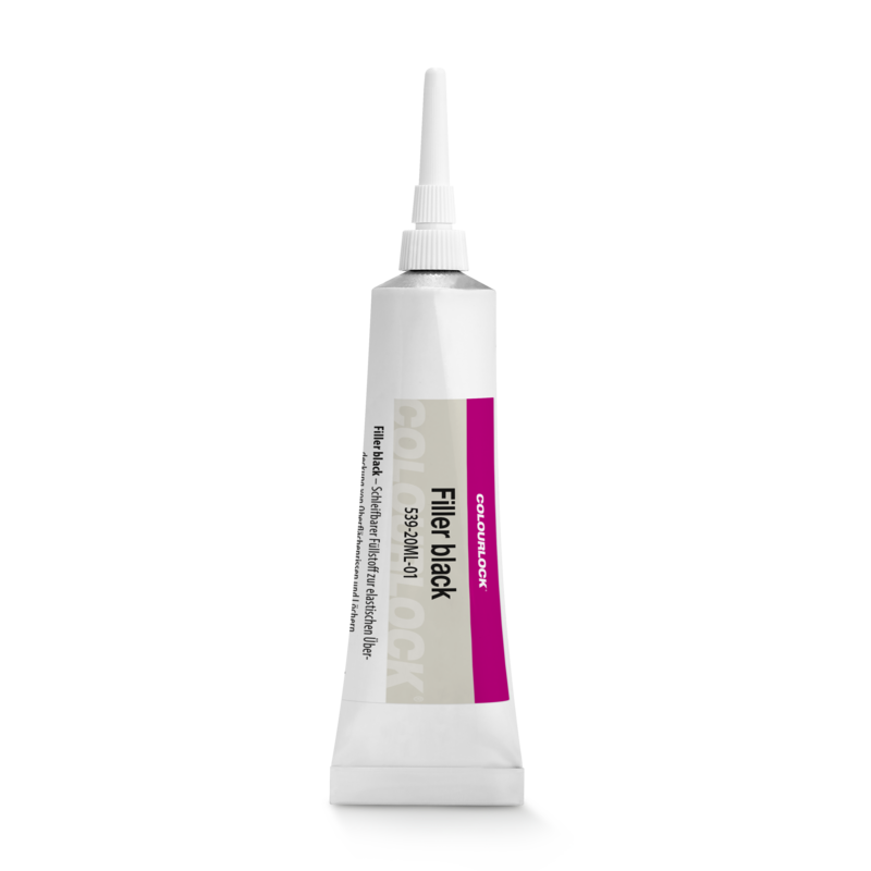 COLOURLOCK Filler black - Гъвкав китов разтвор за кожа черен 20ml