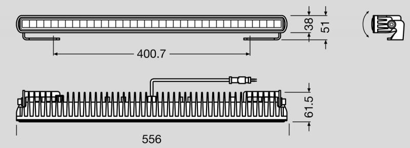 Osram LEDriving Lightbar SX500 LEDDL107-SP 12/24V 46W