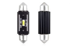 Lampadine LED CANBUS 1 SMD UltraBright 1860 Festoon siluro 41mm White 12V/24V
