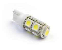 Diodos LED T10 de 9 SMD biele