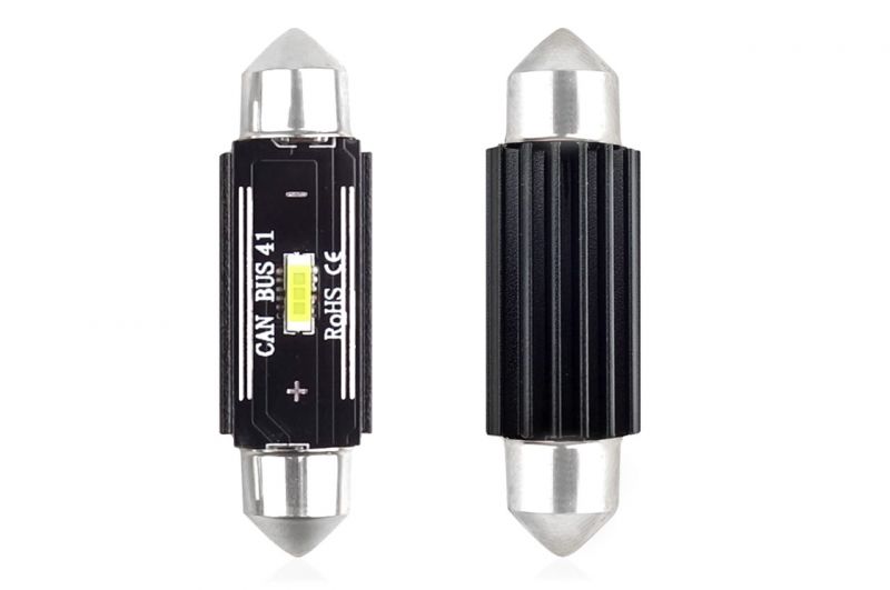 Bombillas LED CANBUS 1 SMD UltraBright 1860 Festoon techo 41mm Blanco 12V/24V