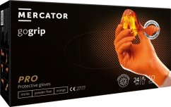 Nitrilové rukavice GoGrip oranžové velikost L, 50 ks